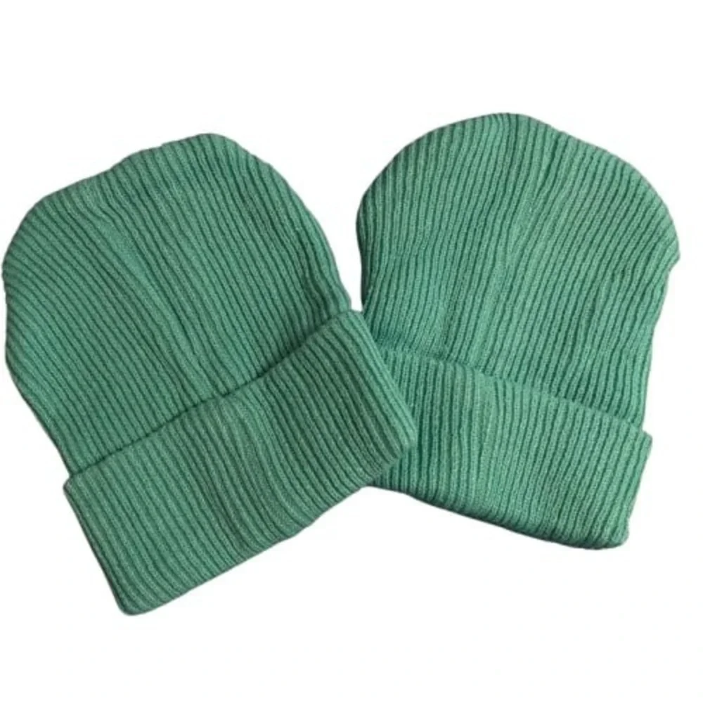 Beanies Kids Hats NEW Set of‎ 2 Geeen Math